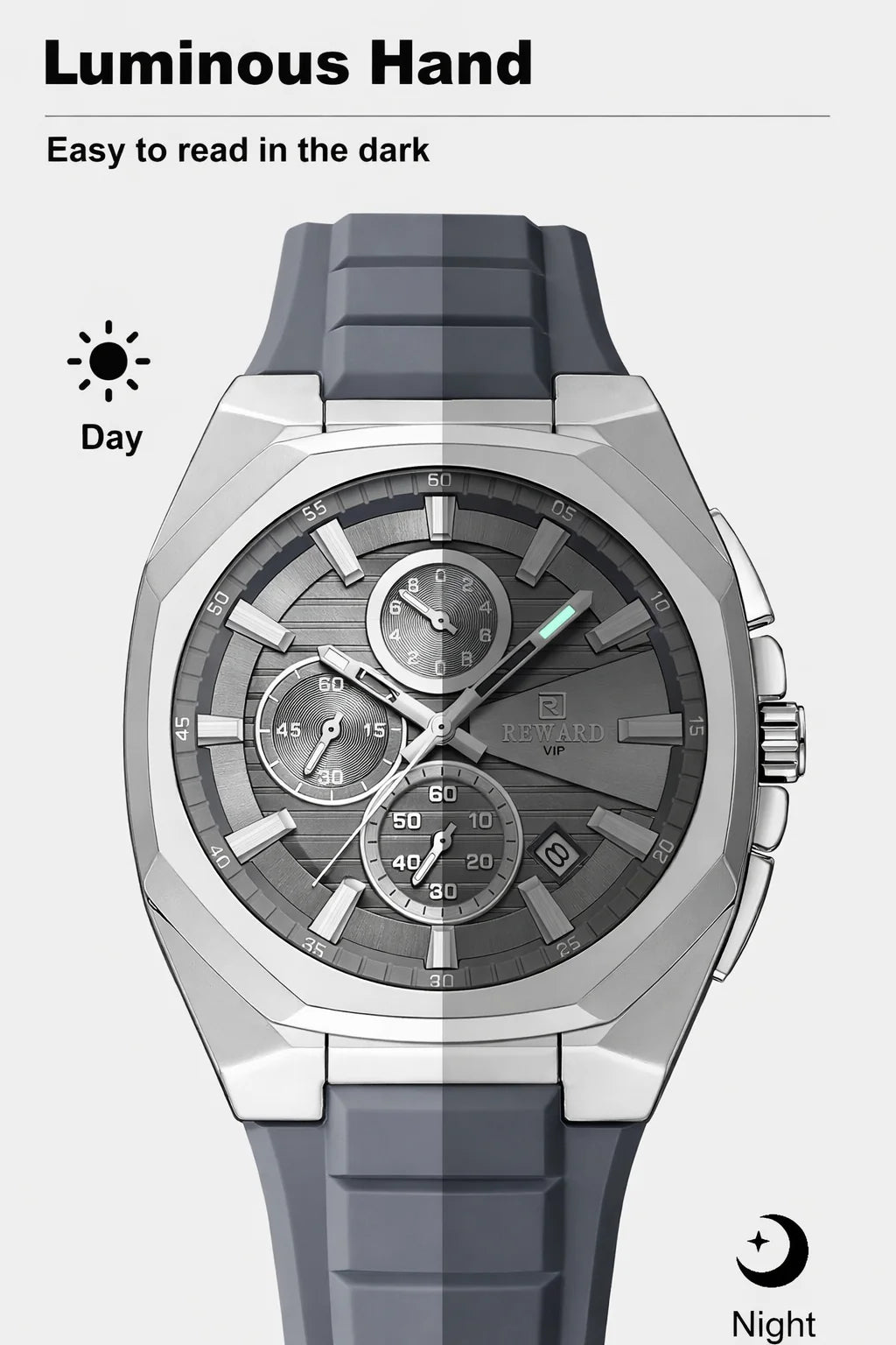 Reward Watch – Classic Silver Dial (RD833152M)