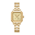 DKNY Urban Women's 27x27mm Champagne Dial Gold-Tone Stainless Steel Bracelet Watch