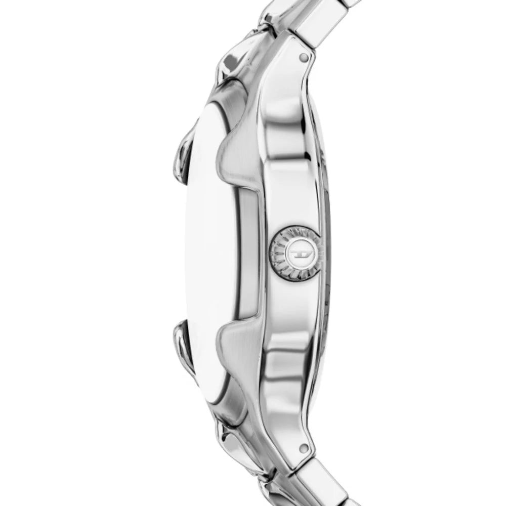 Diesel Vert Men's 45mm Gold-Tone Sunray Dial Silver Stainless Steel Three-Hand Date Bracelet Watch