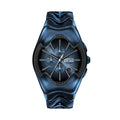 Diesel Mercurial Men's 45mm Blue Gradient Sunray Dial Blue Stainless Steel Chronograph Bracelet Watch