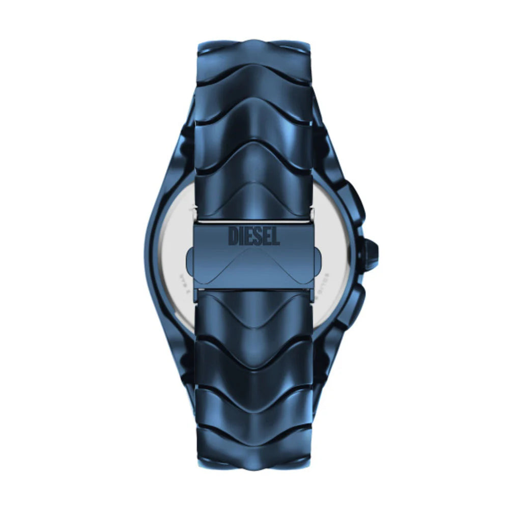 Diesel Mercurial Men's 45mm Blue Gradient Sunray Dial Blue Stainless Steel Chronograph Bracelet Watch