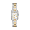 Michael Kors Emery Women's Two-Tone Stainless Steel Bracelet Watch with Crystal Pavé Bezel & White Mother-of-Pearl Dial