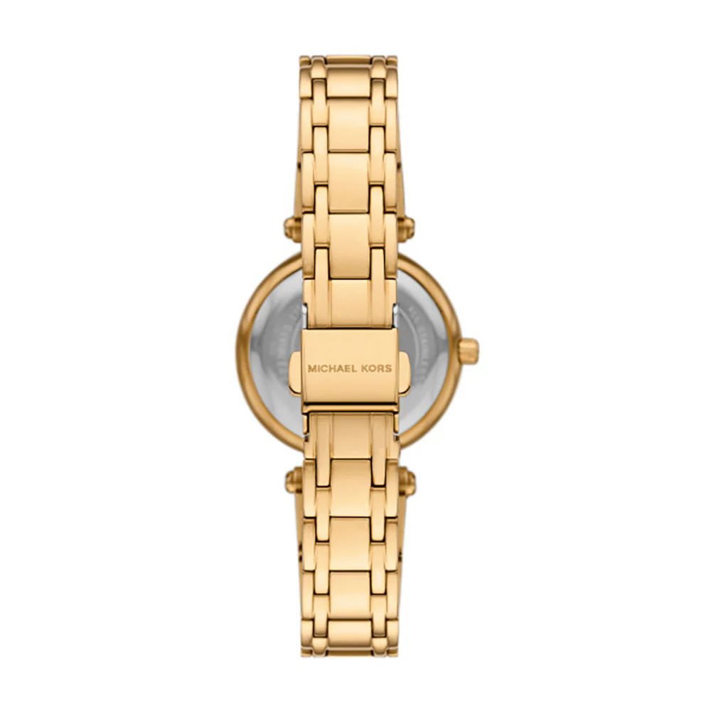 Michael Kors Laney Women's 30mm Green Glossy Dial Gold-Tone Stainless Steel Bracelet Watch