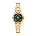Michael Kors Laney Women's 30mm Green Glossy Dial Gold-Tone Stainless Steel Bracelet Watch