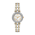 Michael Kors Laney Women's 30mm White Mother-of-Pearl Dial Two-Tone Stainless Steel Bracelet Watch