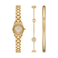 Michael Kors Lexington Women's 19mm Pavé Dial Gold-Tone Stainless Steel Bracelet Watch & Jewelry Set