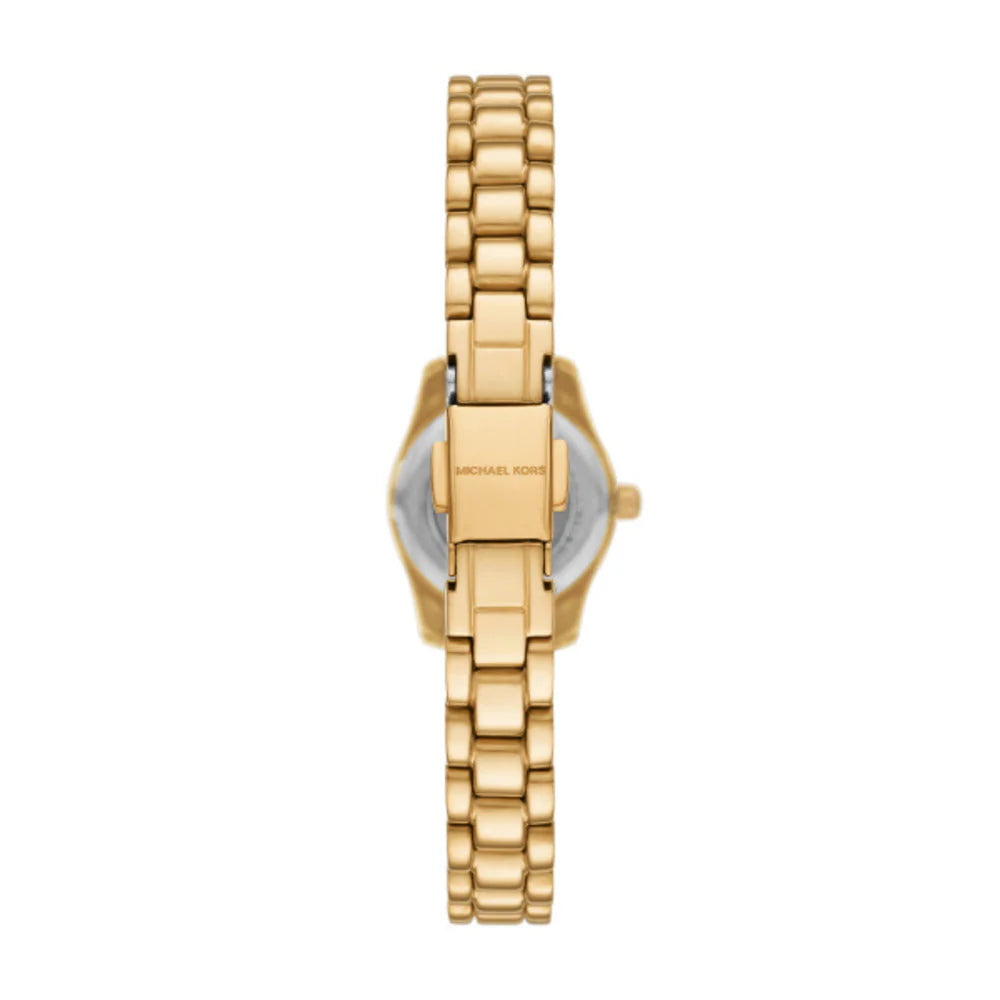 Michael Kors Lexington Women's 19mm Pavé Dial Gold-Tone Stainless Steel Bracelet Watch & Jewelry Set