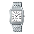 Casio Analog-Digital Vintage AQ-240E-3ADF Green Dial Stainless Steel Watch