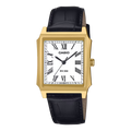 Casio Collection Analog MTP-B190GL-7BVDF White Dial Leather Strap Men's Watch