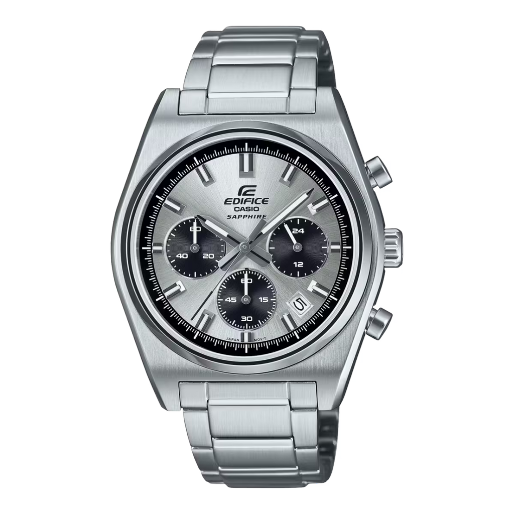 Casio Edifice Standard Chronograph EFB-730D-7AVUDF Silver Dial 40mm Stainless Steel Men's Watch