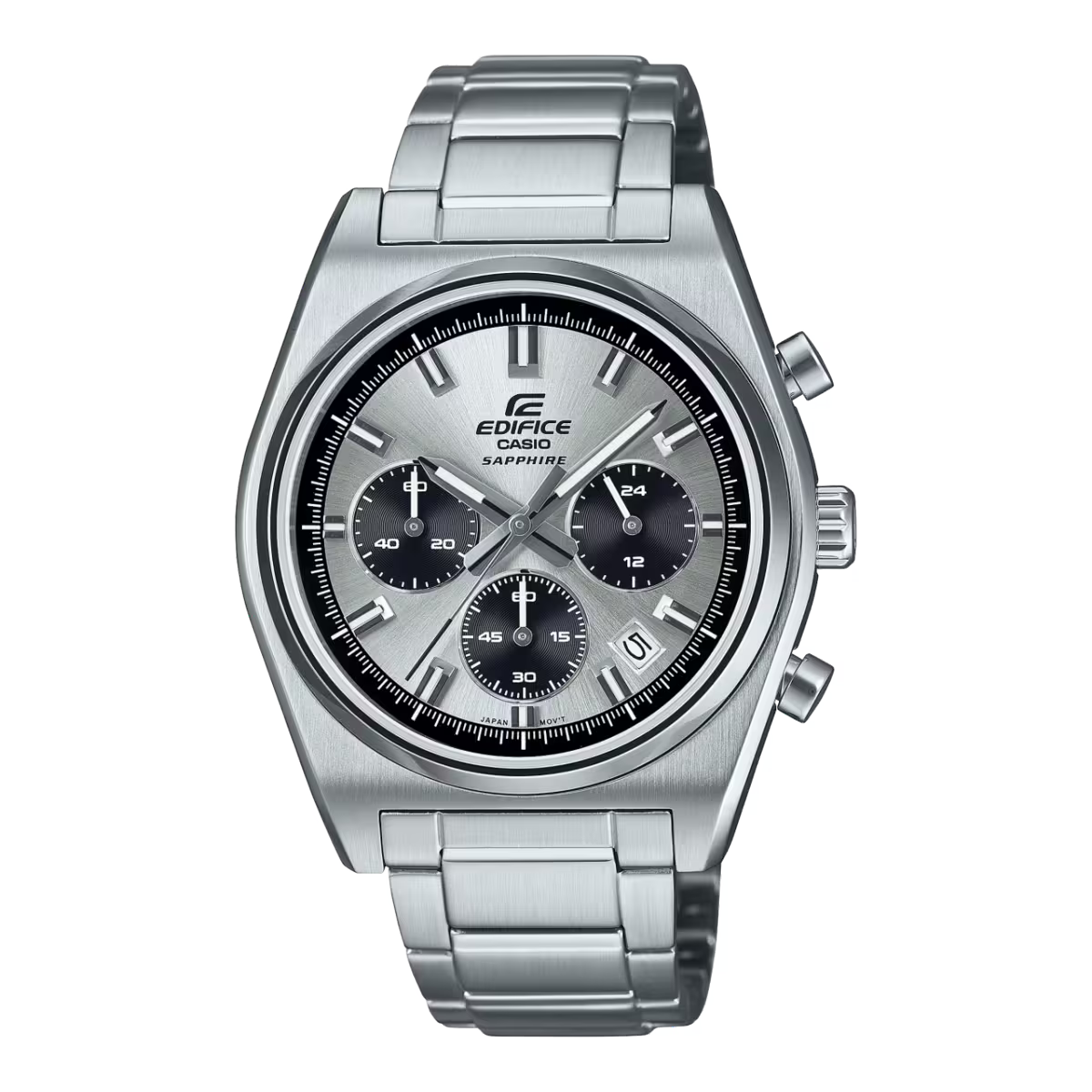 Casio Edifice Standard Chronograph EFB-730D-7AVUDF Silver Dial 40mm Stainless Steel Men's Watch