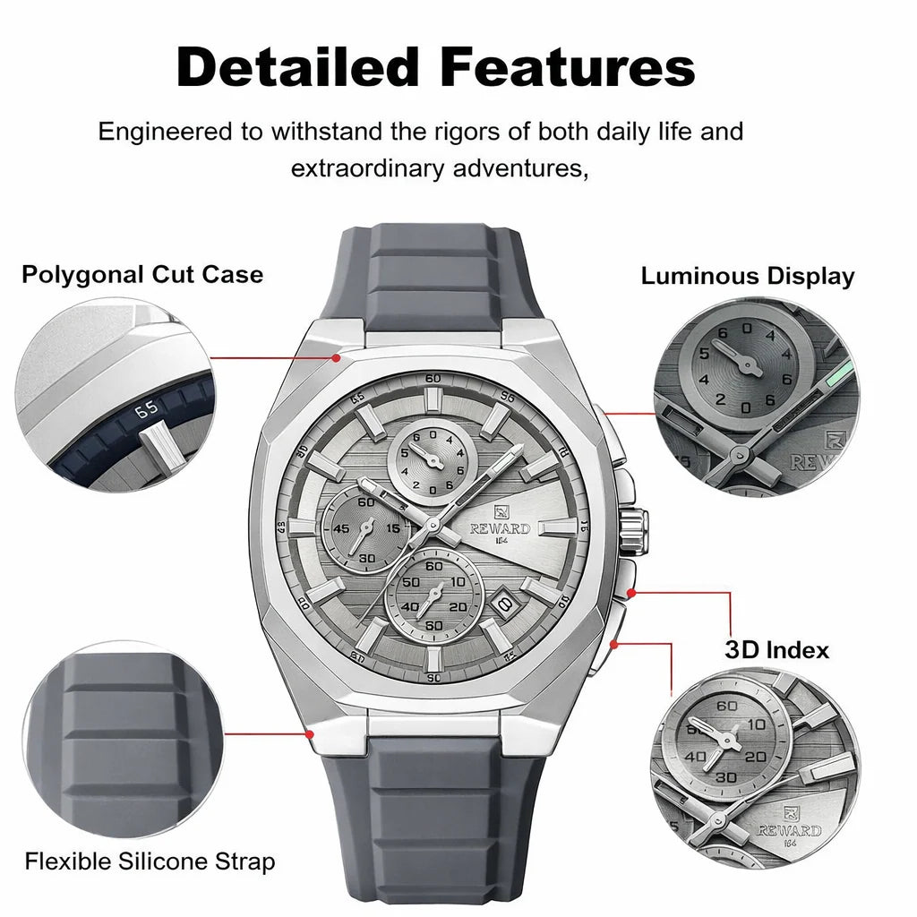 Reward Watch – Classic Silver Dial (RD833152M)